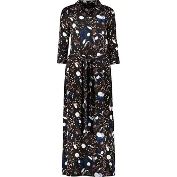 Dámské šaty Dámské košilové šaty ALTISPORT BECCI ČERNÁ velikost: M