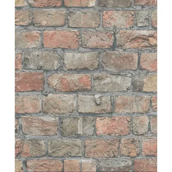 Tapeta TAPETA IMITACE STARÉ CIHLY VINYLOVÁ NA VLIESU ZEĎ OMYVATELNÁ