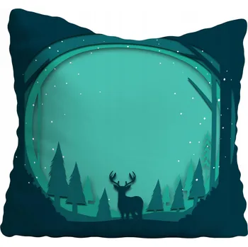 Polštář Povlak na polštář s vánočním motivem, hvězda, 40x40 cm