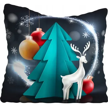 Povlak na polštářek Povlak na polštář s vánočním motivem, hvězda 45x45 cm