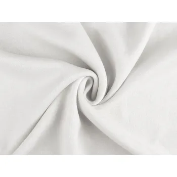 Svetrovina / úplet hladký s podílem vlny, střední, 7 bílá