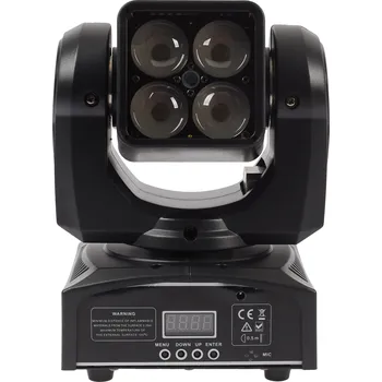 Světelný efekt Flash LED MOVING HEAD 4x15W RGBW 4in1 OSRAM ZOOM + prodloužená záruka 3 roky
