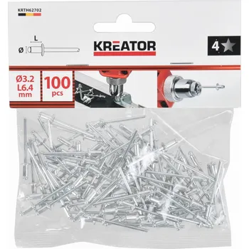 Nýt Trhací nýty 3,2x6,4mm 100ks