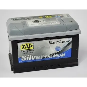 Auto-moto Autobaterie 12V 75AH ZAP 750A Silver L+ ZAP 57552