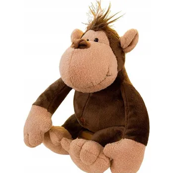 plyšák LEAN Toys Plyšová opička na mazlení 25 cm hnědá 