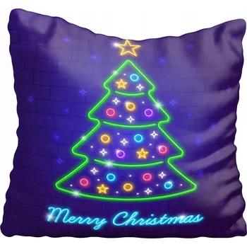 Polštář Povlak na polštář s vánočním motivem, hvězda, 40x40 cm