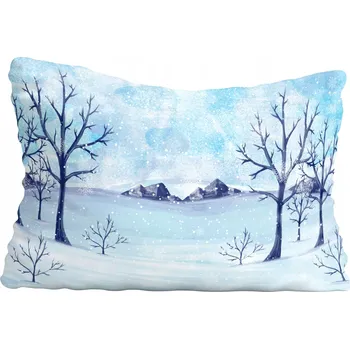 Polštář Povlak na polštář s vánočním motivem, hvězda, 40x90 cm