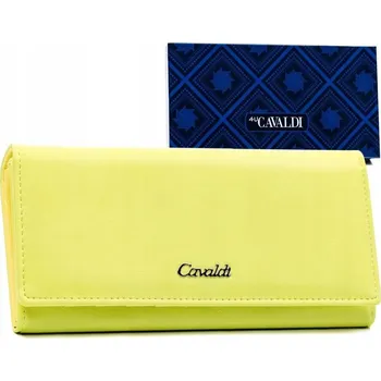 4U Cavaldi peněženka eko kůže žlutá - dámská