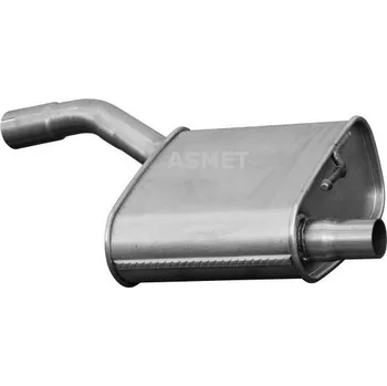 Výfukový systém Koncový tlumič výfuku ASMET 07.171