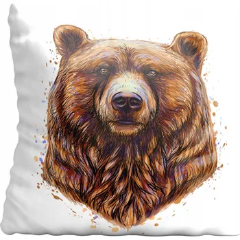 Polštář Povlak na polštářek medvěd 40x40 cm 1642