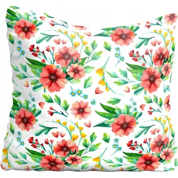 Povlak na polštářek Povlak na polštář s květinami 35x35 cm