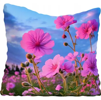 Polštář Povlak na polštář s květinami 40x40 cm