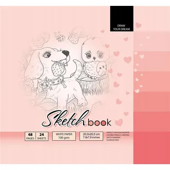 Skicák 200x200/48 listů 100g TW FRESH