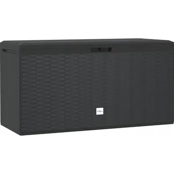 Úložný box Zahradní úložný box dřevěný 1 l šedý