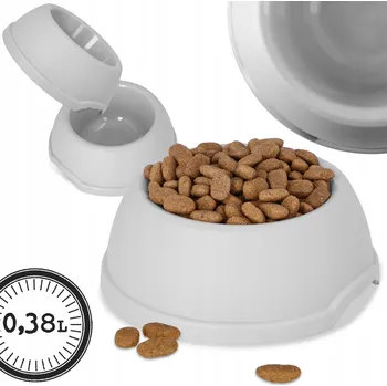 Miska pro psa Jedna plastová miska Barry King šedá 0,38 l