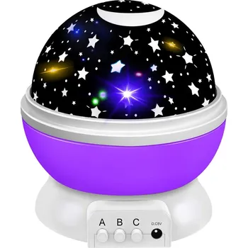 Noční světlo PROJEKTOR NOČNÍ OBLOHY PROJEKTOR NOČNÍ LAMPA STAR MASTER OTOČNÝ