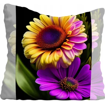 Polštář Povlak na polštář s květinami 40x40 cm