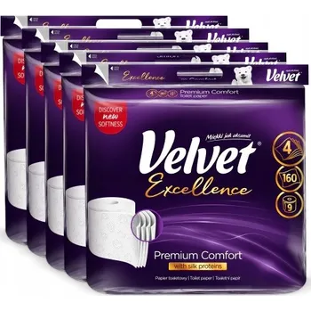 Toaletní papír Velvet toaletní papír Premium Comfort 5 x 9 rolí