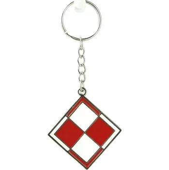 PŘÍVĚSEK NA KLÍČE KOVOVÁ ŠACHOVNICE LETECKÁ ABINO, ABINO