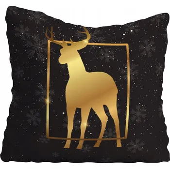 Povlak na polštářek Povlak na polštář s vánočním motivem, hvězda, 75x75 cm