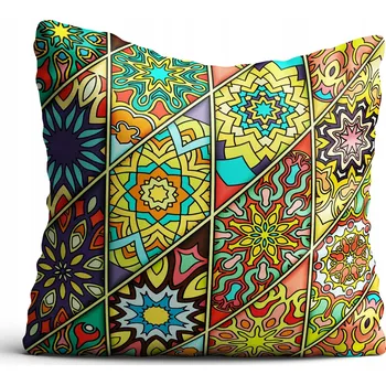 Polštář Povlak na polštář Mandala ethnic 20x20 cm