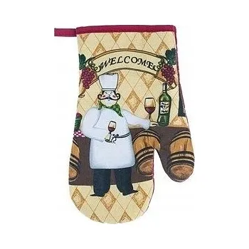 Chňapka KUCHYŇSKÁ RUKAVICE CHŇAPKA COOK 3 VZORY