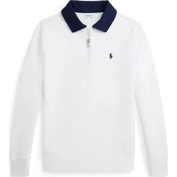 Chlapecká mikina Dětská mikina Polo Ralph Lauren 323A95759002 bílá 00X, vel. 163-174