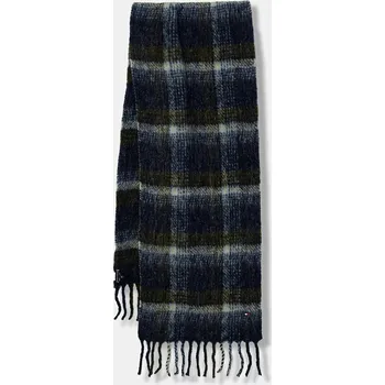 Šála s přídavkem vlny Tommy Hilfiger AM0AM14284 námořnická modř 59X, vel. ONE SIZE