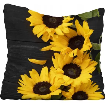 Polštář Povlak na polštář s květinami 30x30 cm