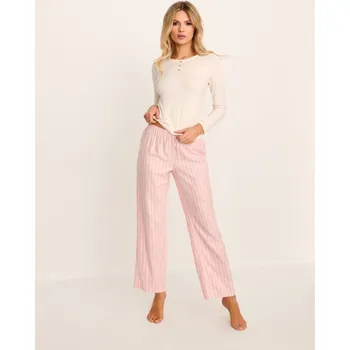 Sinsay - Dvoudílná pyžamová souprava - béžová - 414AM-02X - 414AM-02X-XL