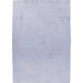 Koberec Koberec plyšový Pouffy stříbrný 160 cm x 230 cm