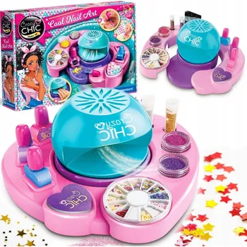 kreativní sada Skvělé NEHTY salon KRÁSY studio MANIKÚRY SADA Crazy Chic MEGA