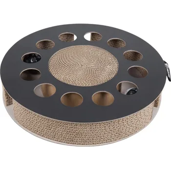 District 70 Whirl kartonové škrabadlo pro kočky černé 33 cm