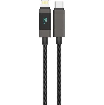 Datový kabel Foneng XS05 PD27W USB-C na Lightning kabel, 1,2 m (černý)