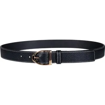 Opasek Kožený pásek HKM Marrakesh black 80cm