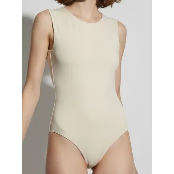 Oblečení a móda Sinsay - Body na ramínka - béžová - 593HA-02X - 593HA-02X-M