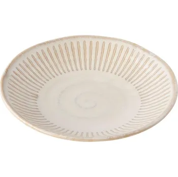 Talíř Talíř na tapas RIDGED ALABASTER 16 cm, béžová, keramika, MIJ