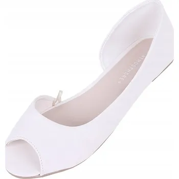 Dámské baleríny Baleríny ecru bez prstů 39 EU