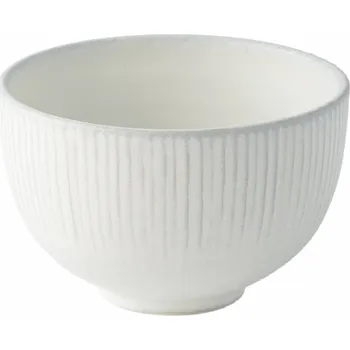 Jídelní miska SNOW LEAF 10 cm, 200 ml, bílá, keramika, MIJ