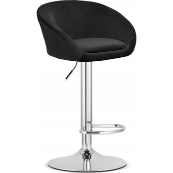 Barová židle Barová Židle Leobert černý 103 cm látkový