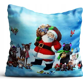 Polštář Povlak na polštář Mikuláš + jméno 50x50 cm