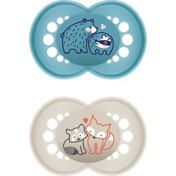 Kojenecká váha Dudlíky MAM Original Latex, balení 2 kusů, vyrobené z udržitelných, biologicky obnovitelných