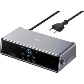 Anker Prime 14-in-1, Triple Display, DisplayLink, PD 140 W (A83B33A1) šedá