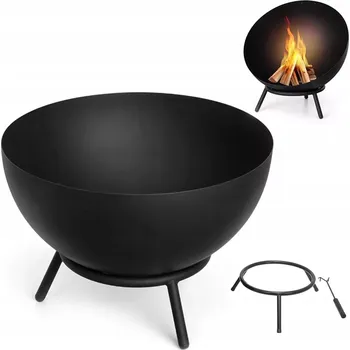 ZAHRADNÍ OHNIŠTĚ Kovové z Plechu na terasu Zahrada + Pohrabáč EstiloHome