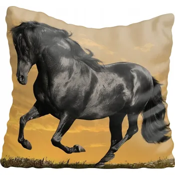 Povlak na polštářek Dekorační povlak na polštář s koňmi 55x55 cm