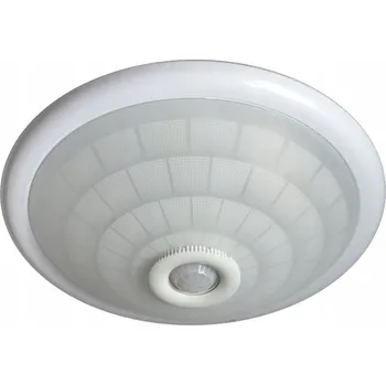 Stropní Svítidlo s pohybovým a soumrakovým senzorem pro LED 2xE27 skleněné stínidlo iglú