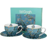 Sada 2 ks porcelánových hrnků Van Gogh A-lmond Blossom 250 ml vícebarevná