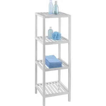 Koupelnový nábytek Regál koupelnový z ořechového dřeva NORWAY, 36 x 112 x 36 cm, WENKO