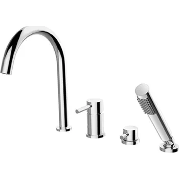 Besco Illusion 4-otvorový vanový komplet, chrom, BW-I4-CH
