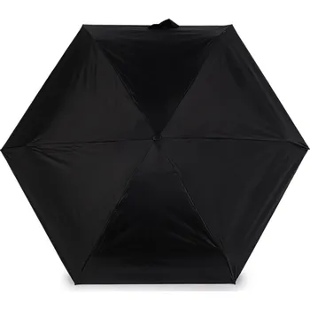 Deštník Skládací mini deštník s pevným pouzdrem, velké, 12 černá